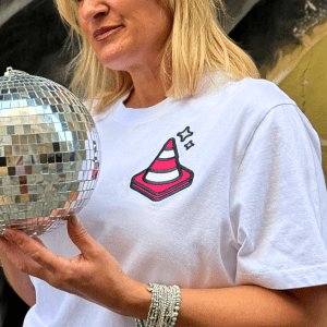 The Pink Cone Collection Crew Neck T-Shirt
