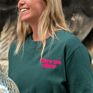 The Here We Glow Crew Neck T-Shirt